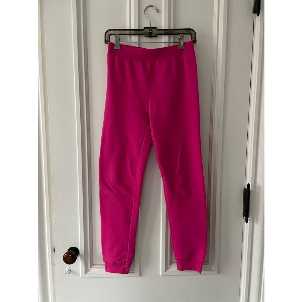 Hanes bright pink girls sweatpants L 10-12